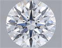 Del inventario de diamantes de laboratorio, 1.03 quilates, Redondo , Color D, claridad VVS2 y certificado IGI