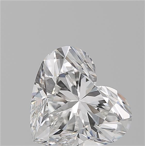 Picture of Natural Diamond 2.72 Carats, Heart with  Cut, F Color, VS1 Clarity and Certified by GIA