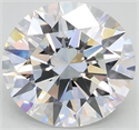 Del inventario de diamantes de laboratorio, 2.51 quilates, Redondo , Color E, claridad VS1 y certificado GIA