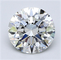 Diamante Natural 2.01 quilates, Redondo , Color I, claridad VVS2 y certificado GIA