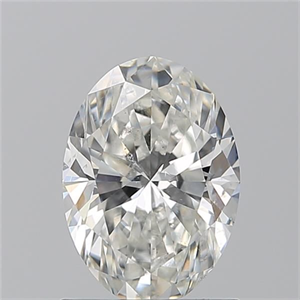 Picture of Natural Diamond 1.20 Carats, Oval with  Cut, H Color, SI2 Clarity and Certified by GIA