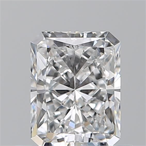 Picture of Natural Diamond 0.70 Carats, Radiant with  Cut, E Color, VVS1 Clarity and Certified by GIA