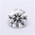 Del inventario de diamantes de laboratorio, 1.59 quilates, Redondo , Color F, claridad VVS2 y certificado IGI