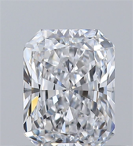 Picture of Natural Diamond 0.51 Carats, Radiant with  Cut, D Color, VVS1 Clarity and Certified by GIA