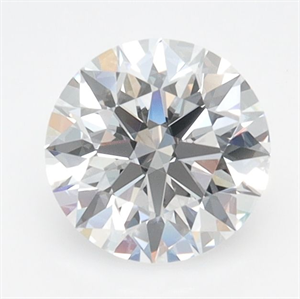 Picture of Lab Grown Diamond 1.08 Carats, Round with Ideal Cut, D Color, VVS1 Clarity and Certified by IGI