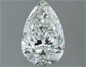 Diamante Natural 1.00 quilates, De pera , Color G, claridad SI1 y certificado IGI