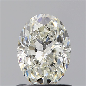 Picture of Natural Diamond 0.90 Carats, Oval with  Cut, J Color, VS2 Clarity and Certified by GIA
