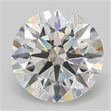 Del inventario de diamantes de laboratorio, 2.08 quilates, Redondo , Color D, claridad VVS2 y certificado IGI