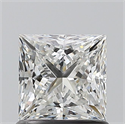 Diamante Natural 1.00 quilates, Princesa , Color G, claridad VVS2 y certificado GIA
