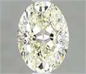 Natural Diamond 0.50 Carats, Oval with  Cut, J Color, VVS1 Clarity and Certified by IGI