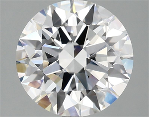 Picture of Lab Grown Diamond 3.02 Carats, Round with Ideal Cut, E Color, VS1 Clarity and Certified by IGI
