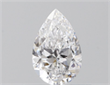 Natural Diamond 0.41 Carats, Pear with  Cut, D Color, IF Clarity and Certified by GIA