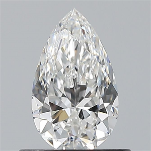 Foto Diamante Natural 0.60 quilates, De pera , Color F, claridad VS2 y certificado GIA de