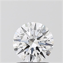 Lab Grown Diamond 1.00 Carats, Round with Ideal Cut, D Color, SI1 Clarity and Certified by IGI