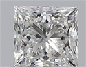 Natural Diamond 0.50 Carats, Princess with  Cut, G Color, VS1 Clarity and Certified by GIA
