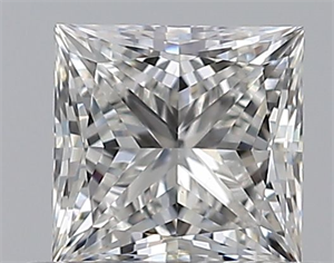 Picture of Natural Diamond 0.50 Carats, Princess with  Cut, G Color, VS1 Clarity and Certified by GIA