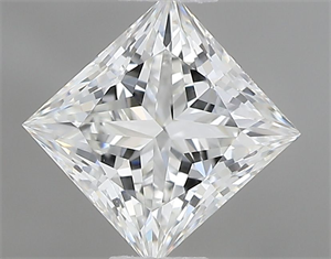 Foto Diamante Natural 0.65 quilates, Princesa , Color F, claridad VS1 y certificado IGI de
