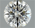 Natural Diamond 0.71 Carats, Round with Excellent Cut, I Color, SI1 Clarity and Certified by GIA