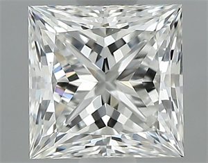 Foto Diamante Natural 0.90 quilates, Princesa , Color G, claridad VS1 y certificado GIA de