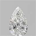 Natural Diamond 0.50 Carats, Pear with  Cut, F Color, VS2 Clarity and Certified by GIA