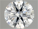 Natural Diamond 0.70 Carats, Round with Excellent Cut, H Color, SI2 Clarity and Certified by GIA