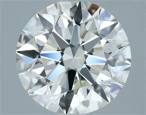 Picture of Natural Diamond 1.90 Carats, Round with Excellent Cut, I Color, VVS1 Clarity and Certified by IGI