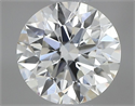 Diamante Natural 0.57 quilates, Redondo , Color J, claridad VS2 y certificado GIA