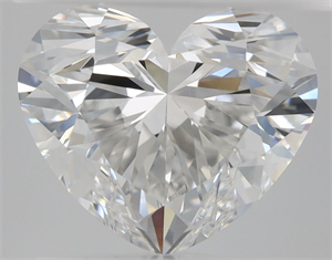 Picture of Natural Diamond 2.01 Carats, Heart with  Cut, F Color, VVS2 Clarity and Certified by GIA