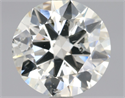 Natural Diamond 1.50 Carats, Round with Very Good Cut, J Color, SI2 Clarity and Certified by HRD