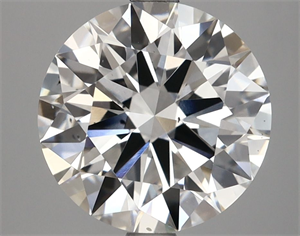 Picture of Lab Grown Diamond 3.67 Carats, Round with Ideal Cut, F Color, VS2 Clarity and Certified by IGI