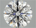 Lab Grown Diamond 3.01 Carats, Round with Excellent Cut, E Color, VS1 Clarity and Certified by IGI