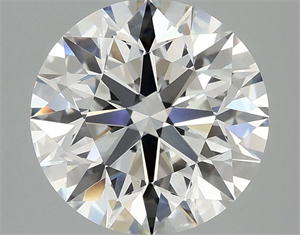 Picture of Lab Grown Diamond 3.01 Carats, Round with Excellent Cut, E Color, VS1 Clarity and Certified by IGI