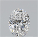Natural Diamond 0.50 Carats, Oval with  Cut, E Color, VS2 Clarity and Certified by GIA