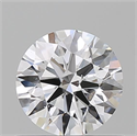 Natural Diamond 0.70 Carats, Round with Excellent Cut, D Color, SI1 Clarity and Certified by GIA