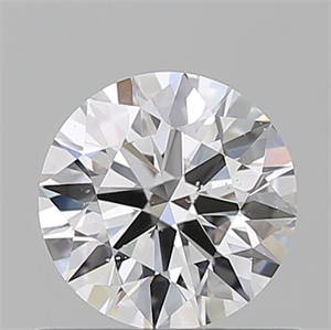 Picture of Natural Diamond 0.70 Carats, Round with Excellent Cut, D Color, SI1 Clarity and Certified by GIA