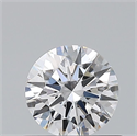 Diamante Natural 0.56 quilates, Redondo , Color D, claridad FL y certificado GIA