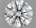 Natural Diamond 1.00 Carats, Princess with  Cut, H Color, SI2 Clarity and Certified by GIA