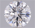 Lab Grown Diamond 1.42 Carats, Round with Ideal Cut, D Color, VVS2 Clarity and Certified by IGI
