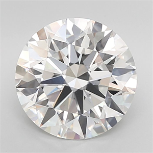 Picture of Lab Grown Diamond 5.57 Carats, Round with Ideal Cut, F Color, VVS2 Clarity and Certified by IGI