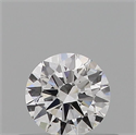 Diamante Natural 0.40 quilates, Redondo , Color D, claridad VS2 y certificado GIA
