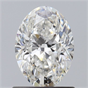 Diamante Natural 0.90 quilates, Ovalado , Color F, claridad SI2 y certificado GIA