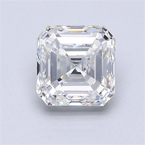 Picture of Natural Diamond 1.20 Carats, Asscher with  Cut, G Color, VS1 Clarity and Certified by GIA