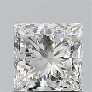 Picture of Natural Diamond 1.03 Carats, Princess with  Cut, H Color, IF Clarity and Certified by IGI