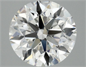 Lab Grown Diamond 3.04 Carats, Round with Excellent Cut, E Color, VS1 Clarity and Certified by IGI