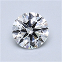 Diamante Natural 0.70 quilates, Redondo , Color E, claridad SI1 y certificado GIA