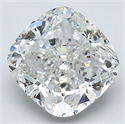 Diamante Natural 3.01 quilates, Del cojín , Color I, claridad SI2 y certificado GIA