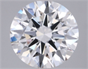 Del inventario de diamantes de laboratorio, 2.07 quilates, Redondo , Color E, claridad VVS1 y certificado IGI