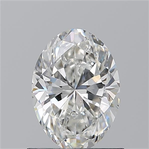 Picture of Natural Diamond 0.91 Carats, Oval with  Cut, G Color, VS2 Clarity and Certified by GIA