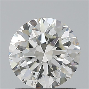 Picture of Natural Diamond 0.90 Carats, Round with Very Good Cut, J Color, VS2 Clarity and Certified by GIA