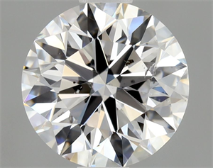 Picture of Natural Diamond 0.82 Carats, Round with Very Good Cut, D Color, SI1 Clarity and Certified by GIA